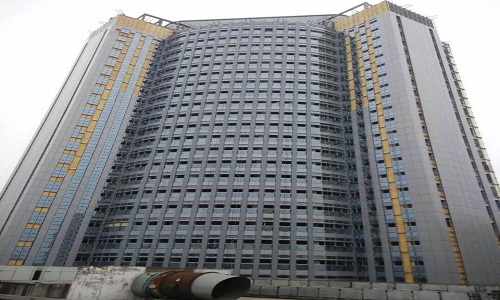 三峽大學仁和醫(yī)院輕質(zhì)隔墻飾面裝修完成